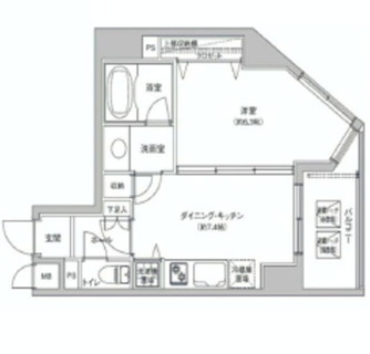 東京都新宿区高田馬場２丁目 賃貸マンション 1DK