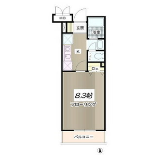 東京都豊島区高田３丁目 賃貸マンション 1K