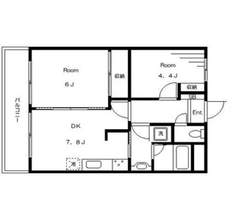 東京都新宿区高田馬場２丁目 賃貸マンション 2DK