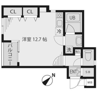 東京都新宿区高田馬場４丁目 賃貸マンション 1R