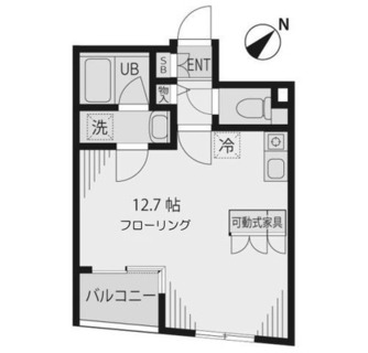 東京都新宿区高田馬場４丁目 賃貸マンション 1R